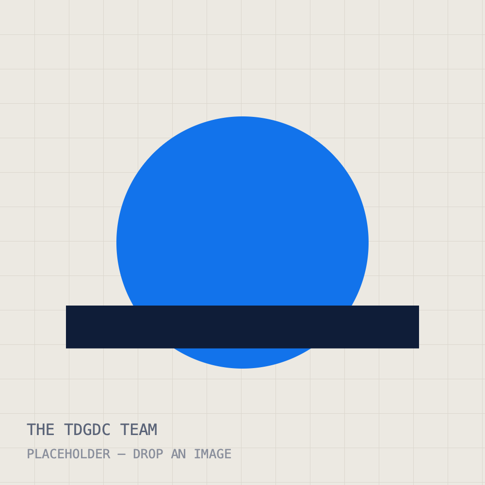 The TDGDC delivery team at work in the studio